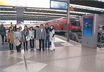 ドイツ新幹線にて